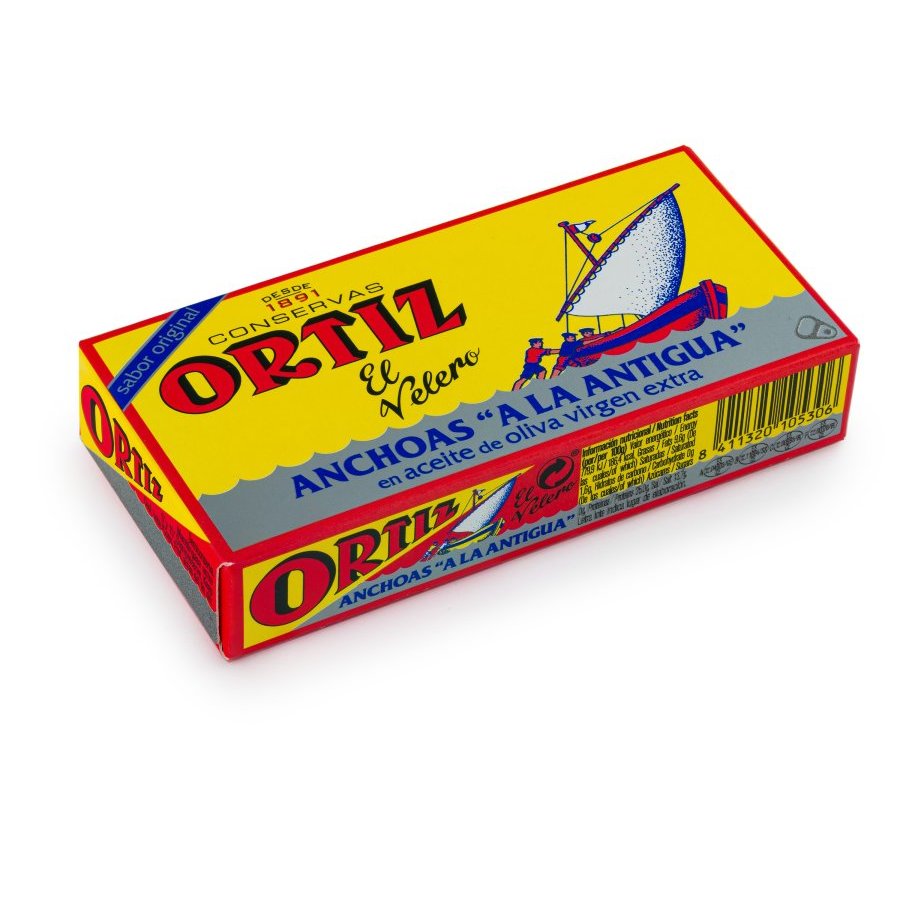 Filete de anchoa en aceite de oliva virgen extra ORTIZ 47,5 g