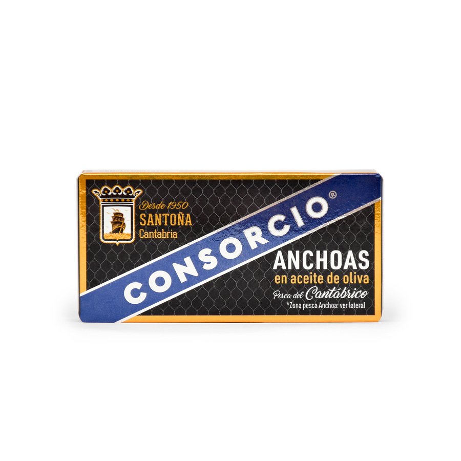Filete anchoa aceite oliva CONSORCIO edición limitada 45 g pn.