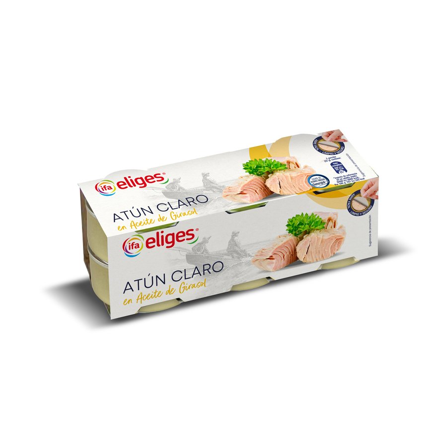 Atún claro aceite girasol IFA ELIGES pack 6X70 g  pn