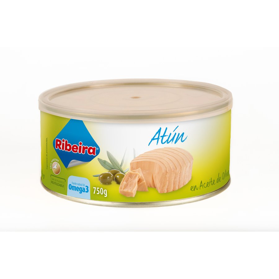Atún en aceite de oliva RIBEIRA 750 g pn