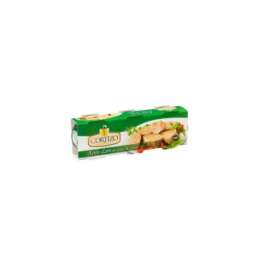 Atún en aceite oliva CORTIZO pack 2xRO-160 g pn.