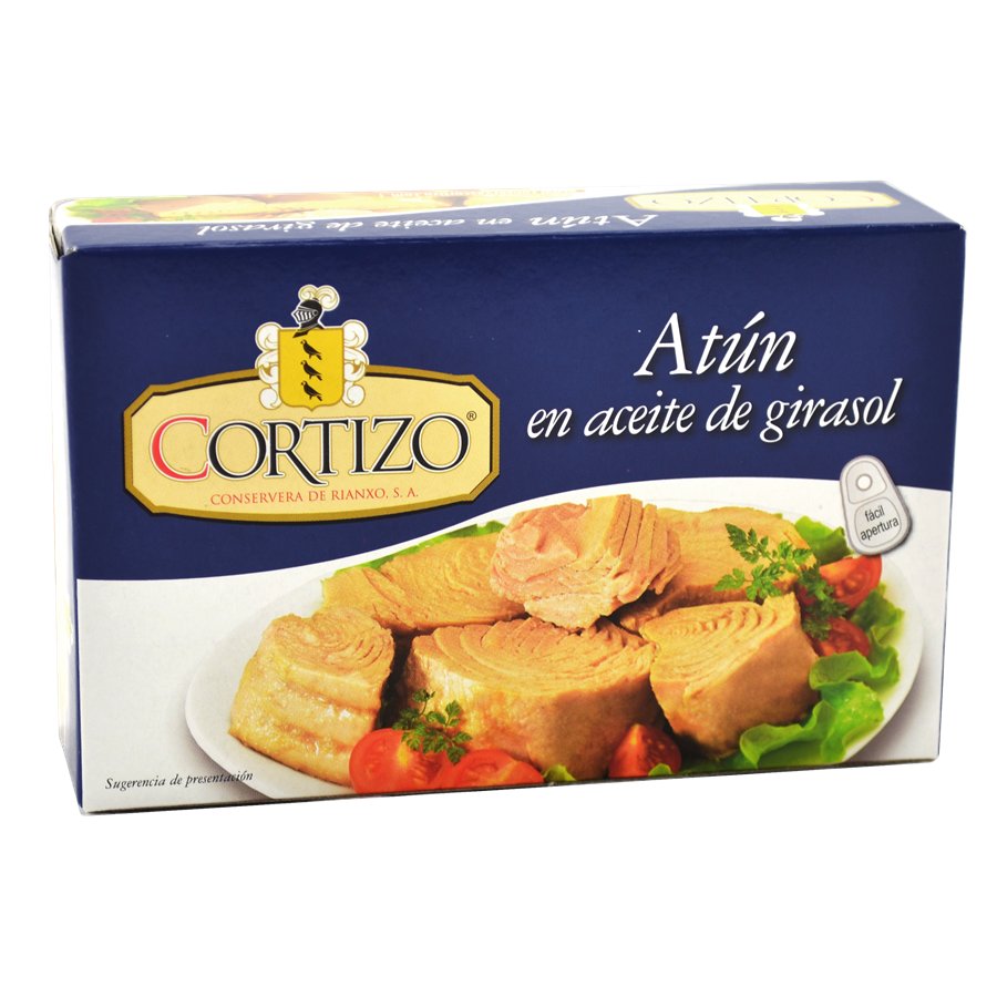 Atún en aceite girasol CORTIZO OL-240 200 g PN