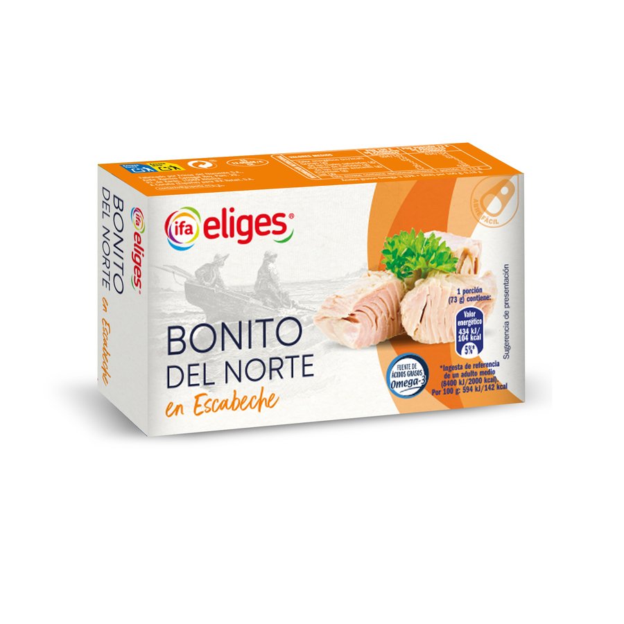 Bonito del norte en escabeche IFA ELIGES 111 g pn.