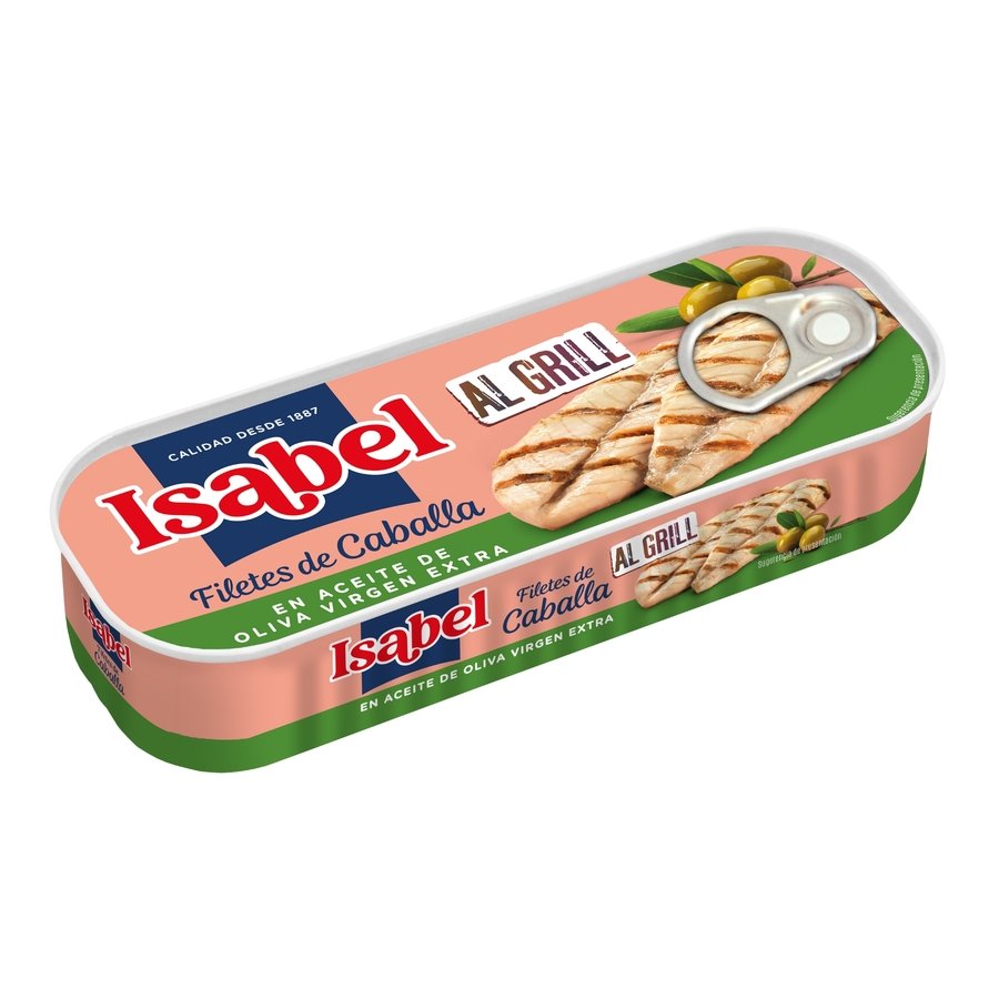 Filetes de caballa ISABEL aceite oliva virgen grill 120 g