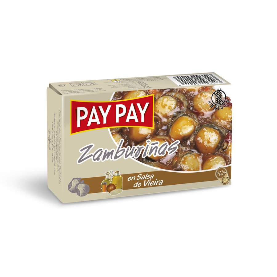 Zamburiñas guisadas PAY PAY OL-120 115 g pn