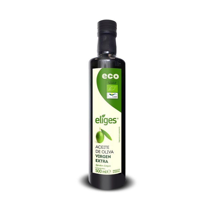 Aceite oliva virgen extra ecológico ECO ELIGES botella 500 ml