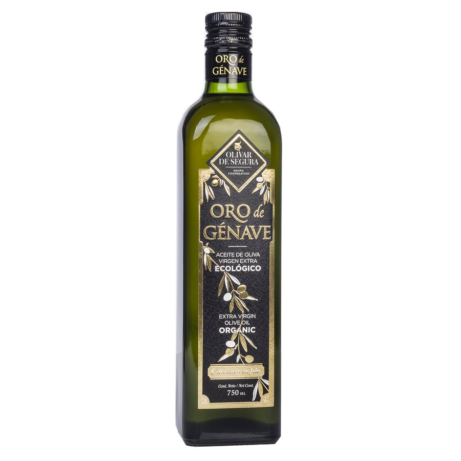 Aceite oliva virgen extra ecológico ORO DE GENAVE 75 cl