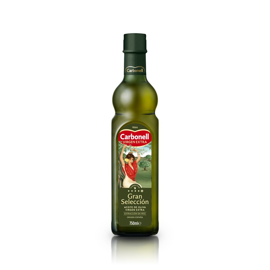 Aceite oliva virgen extra CARBONELL Gran Selección botella 75 cl
