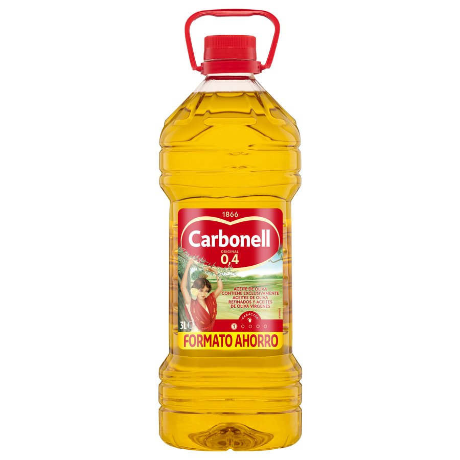 Aceite oliva CARBONELL garrafa 3 l