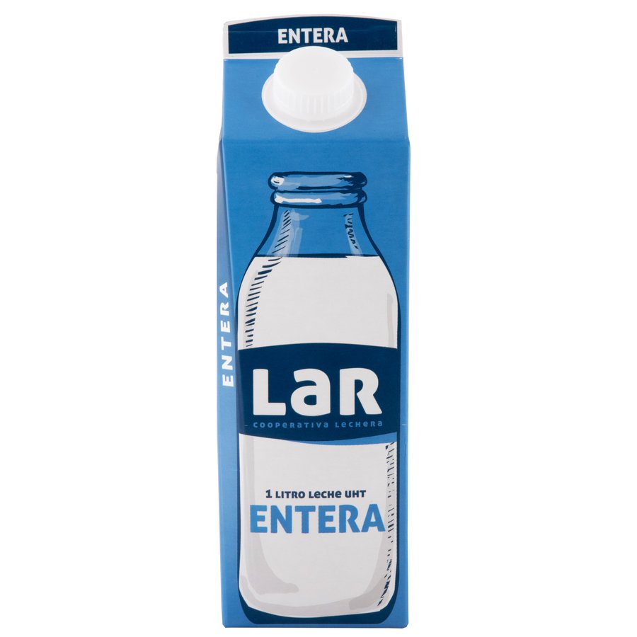 Leche entera LAR brik 1 L.