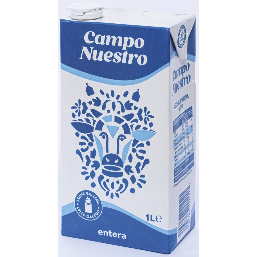 Leche entera CAMPONUESTRO brik 1 l