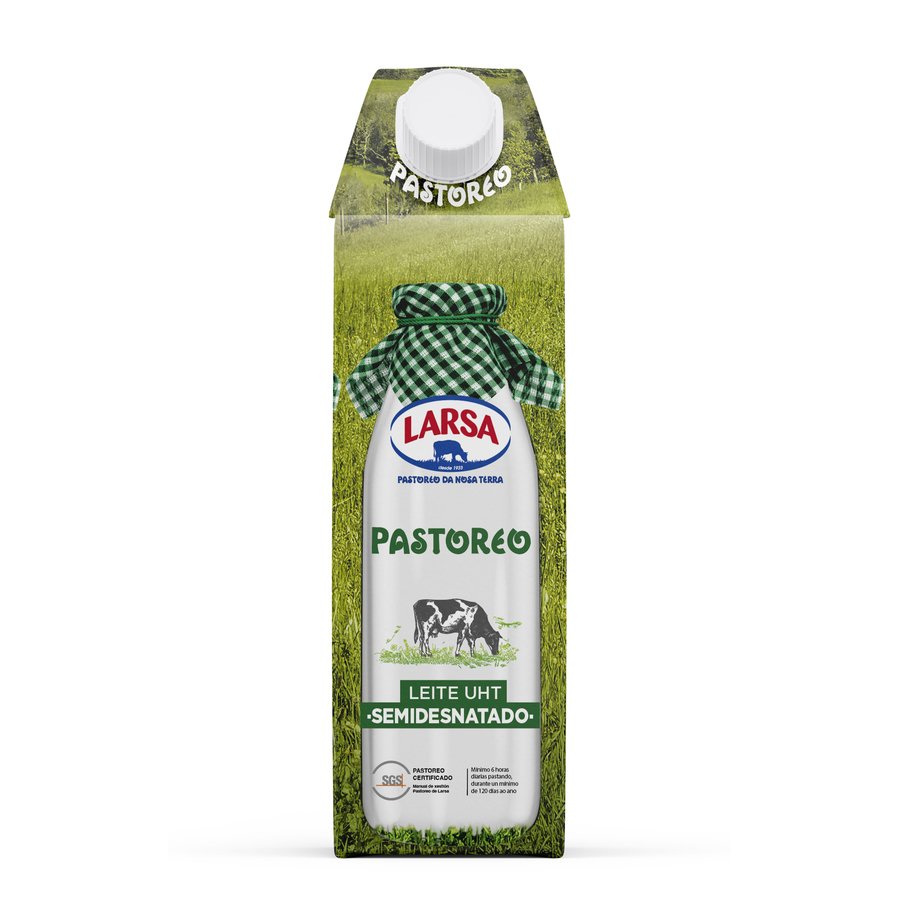 Leche semidesnatada LARSA brik 1 l
