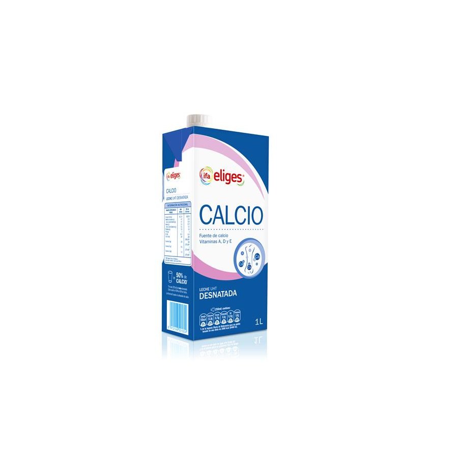 Leche desnatada IFA ELIGES calcio brik 1 l