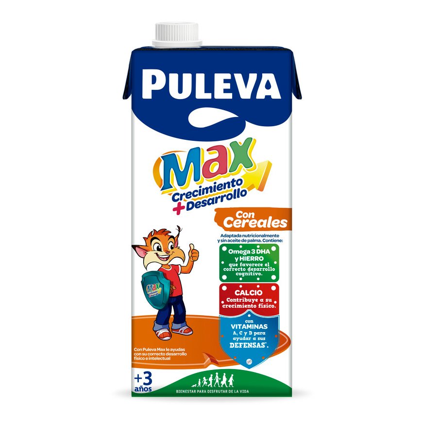 Bebida láctea PULEVA Max cereales brik 1 l