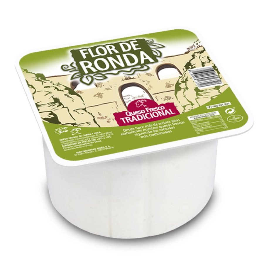 Queso fresco de cabra y vaca FLOR DE RONDA kilo