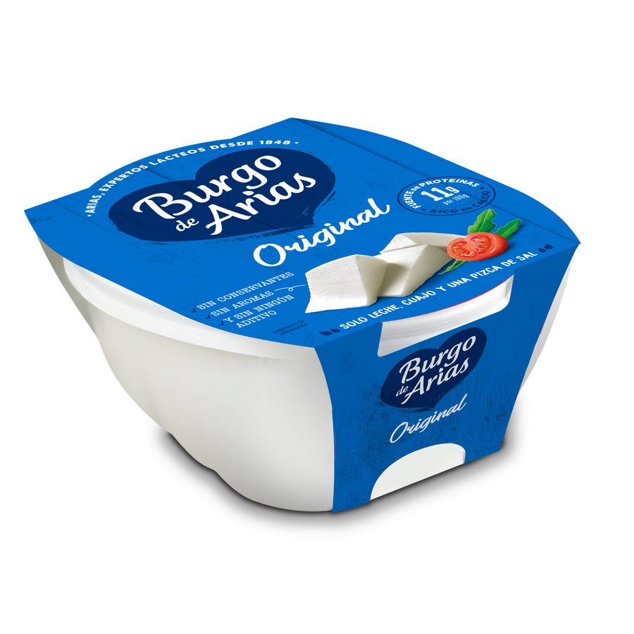 Queso fresco BURGO DE ARIAS tarrina 230 g