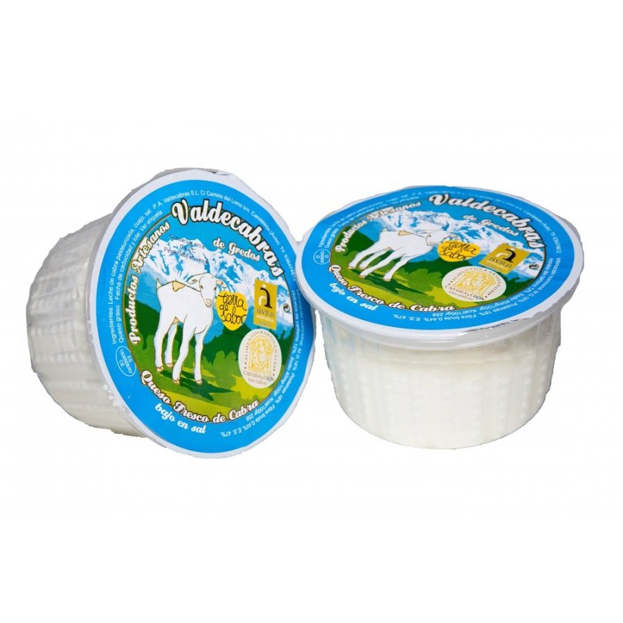 Queso fresco cabra VALDECABRAS tarrina 350 g