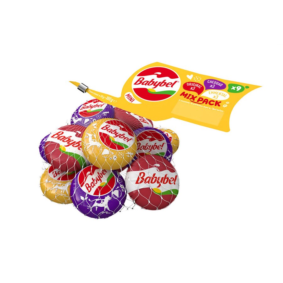 Queso mini BABYBEL mix pack (original-cheddar-emmental) 180 g