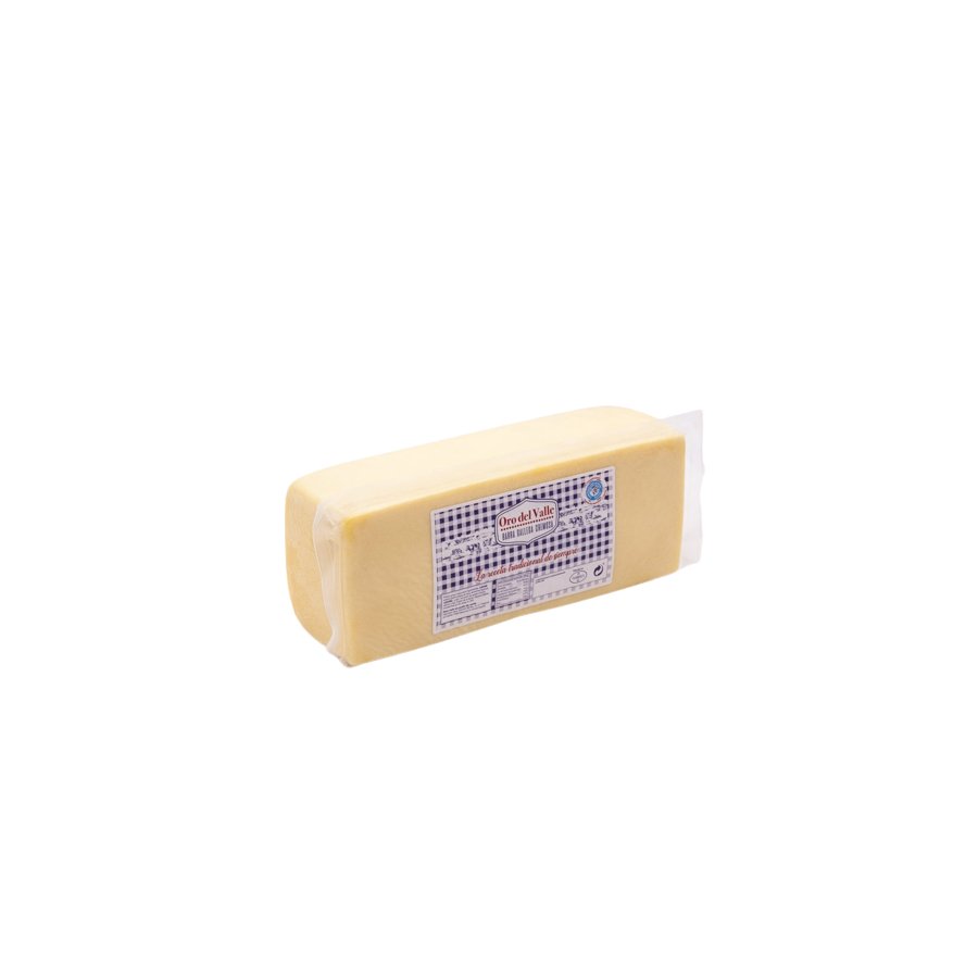 Queso graso madurado barra ORO DEL VALLE kilo
