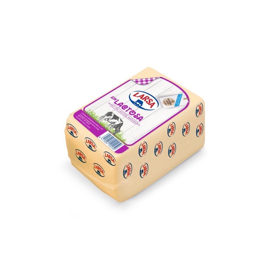 Queso barra LARSA sin lactosa kilo