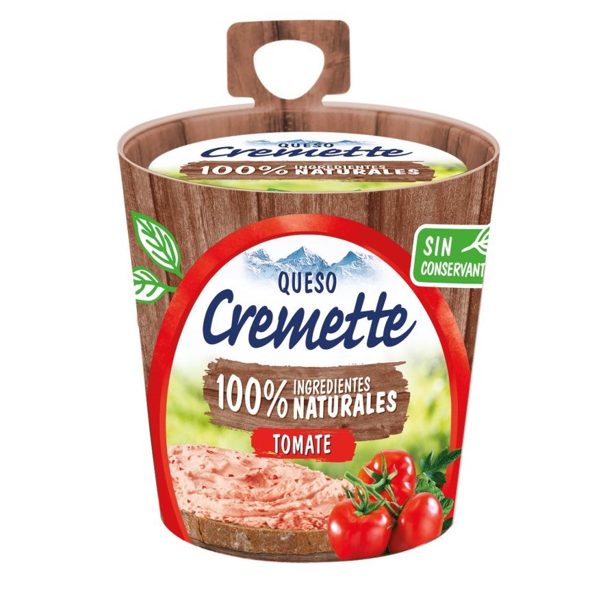 Queso untar CREMETTE tomate 100% 150 g