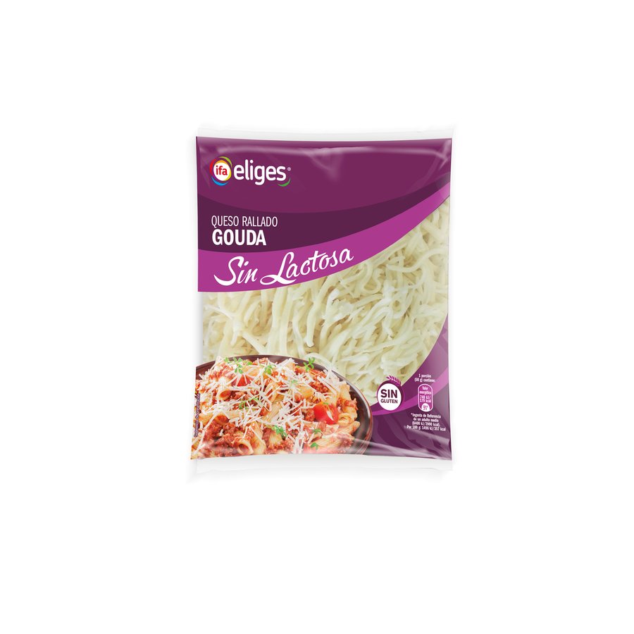 Queso gouda rallado sin lactosa IFA ELIGES sin gluten 150 g