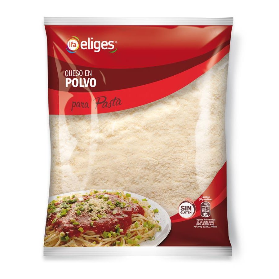 Queso rallado en polvo IFA ELIGES bolsa 150 g