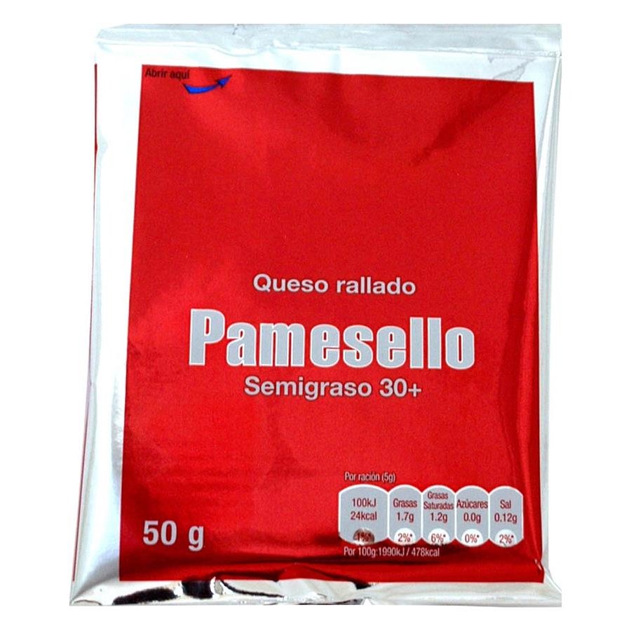 Queso rallado PAMESELLO 50 g