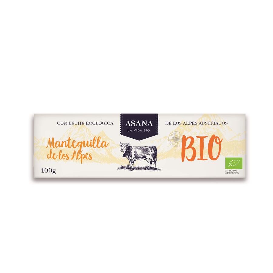 Mantequilla de Los Alpes bio ASANA 100 g