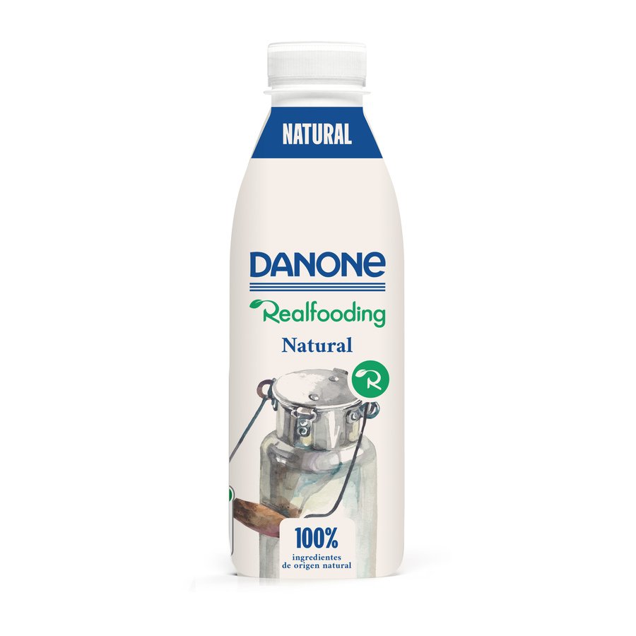 Yogur líquido natural DANONE Realfooding 525 ml