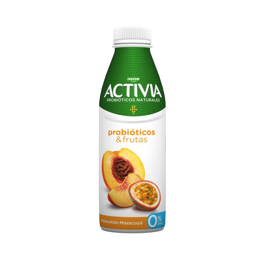 ACTIVIA DANONE beber melocotón-maracuyá 0% 550 g