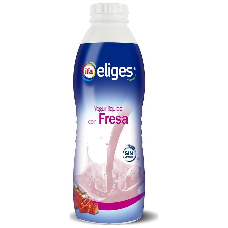 Yogur líquido fresa IFA ELIGES botella 1 l