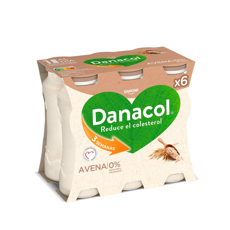 DANACOL DANONE líquido avena pack 6x100 g