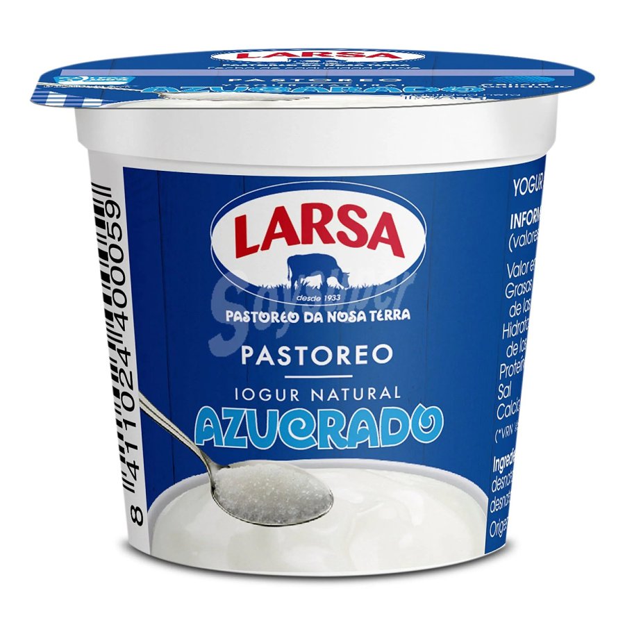 Yogur LARSA natural azucarado vaso 125 g