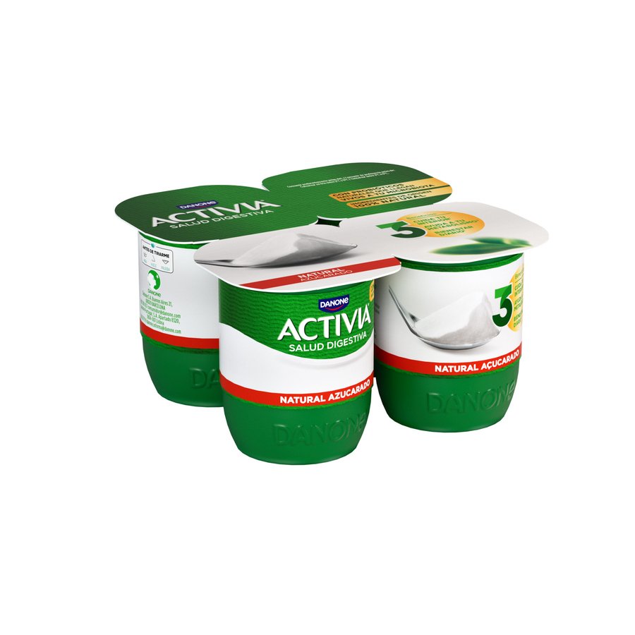 Bífidus Activia DANONE natural azucarado 4x120 g