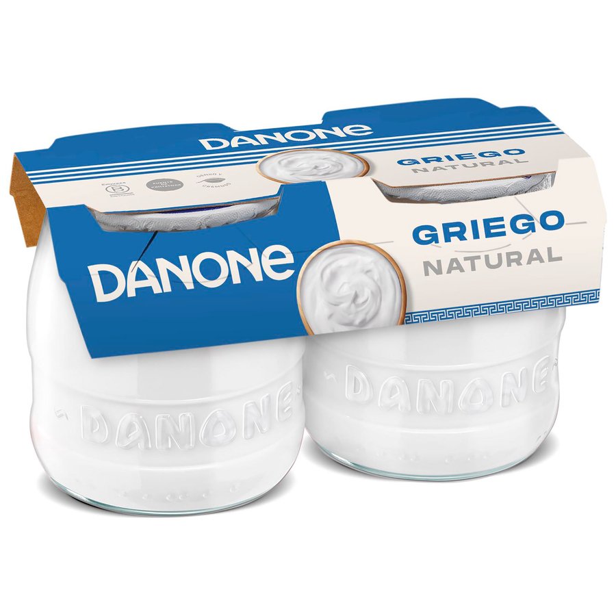Yogur DANONE original Griego pack 2x130 g