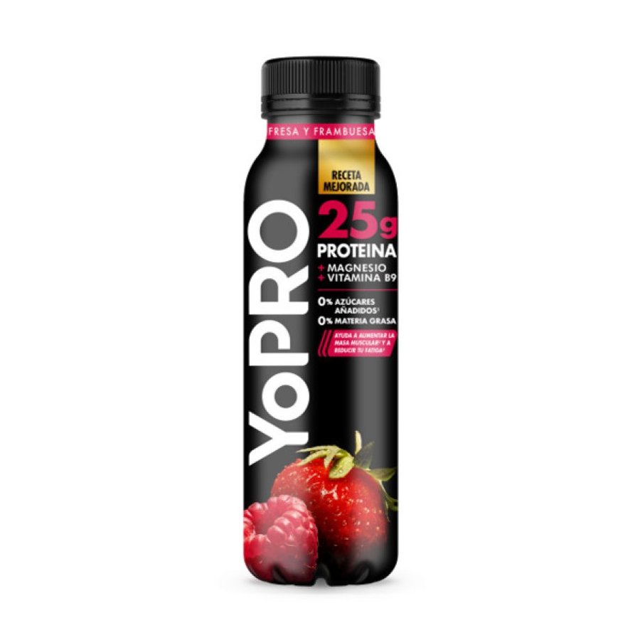 Bebible proteína DANONE YOPRO fresa frambuesa 300 g