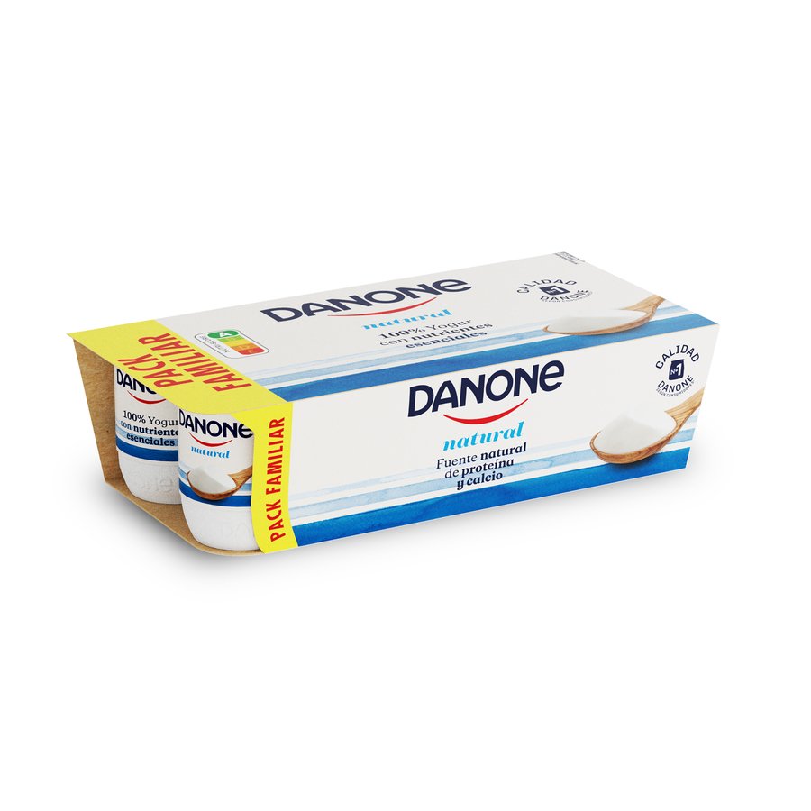 Yogur natural DANONE pack 8X120 g