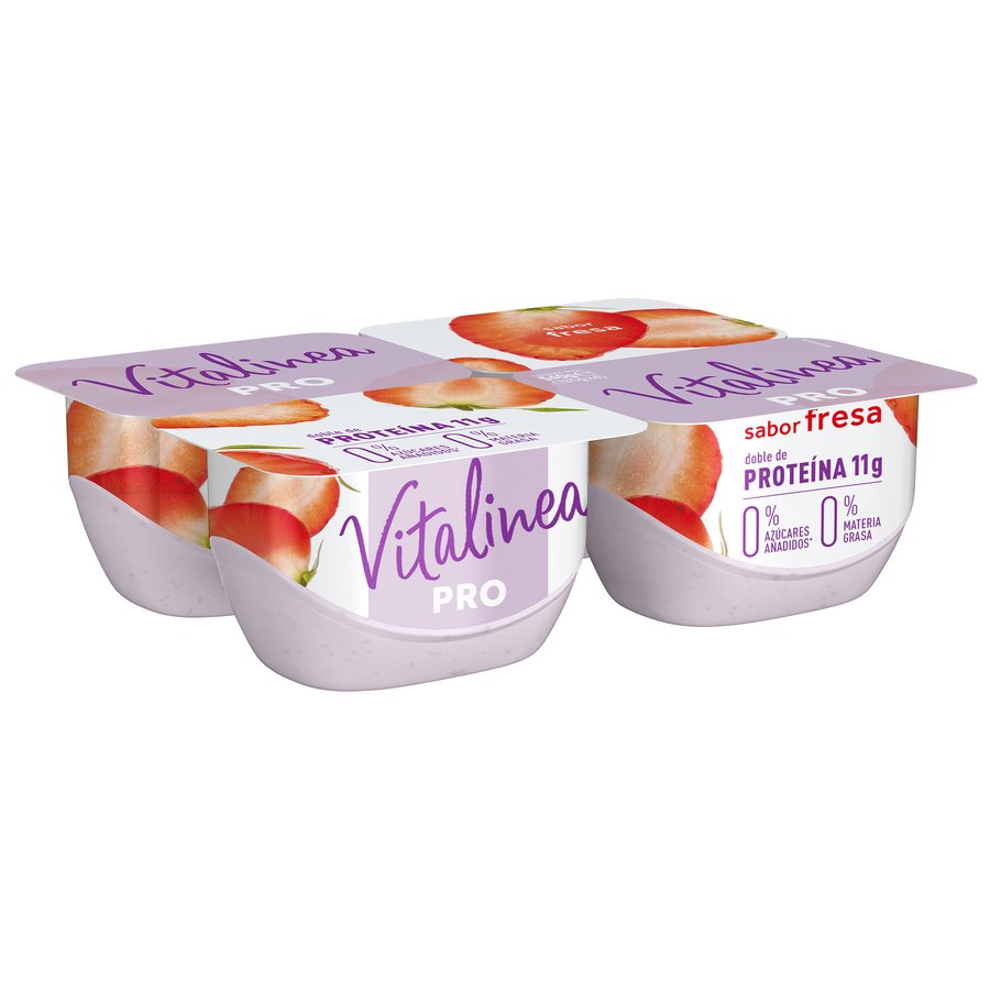 Yogur VITALINEA DANONE pro fresa p/4x135 g