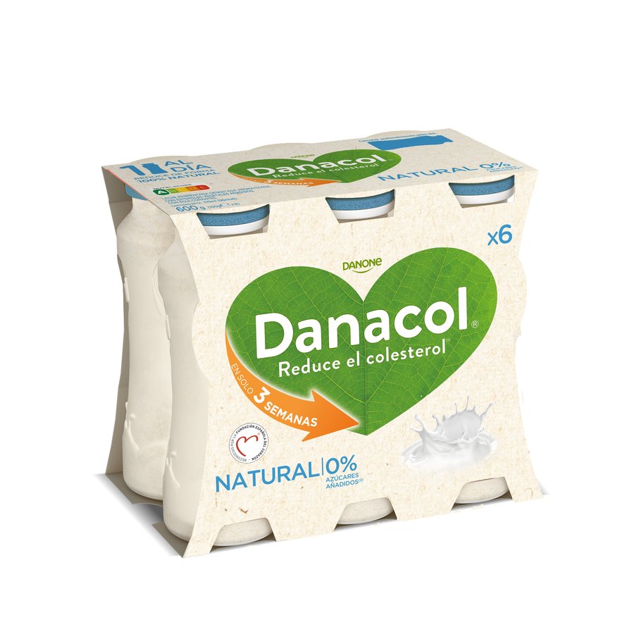 DANACOL DANONE líquido natural pack 6x100 g