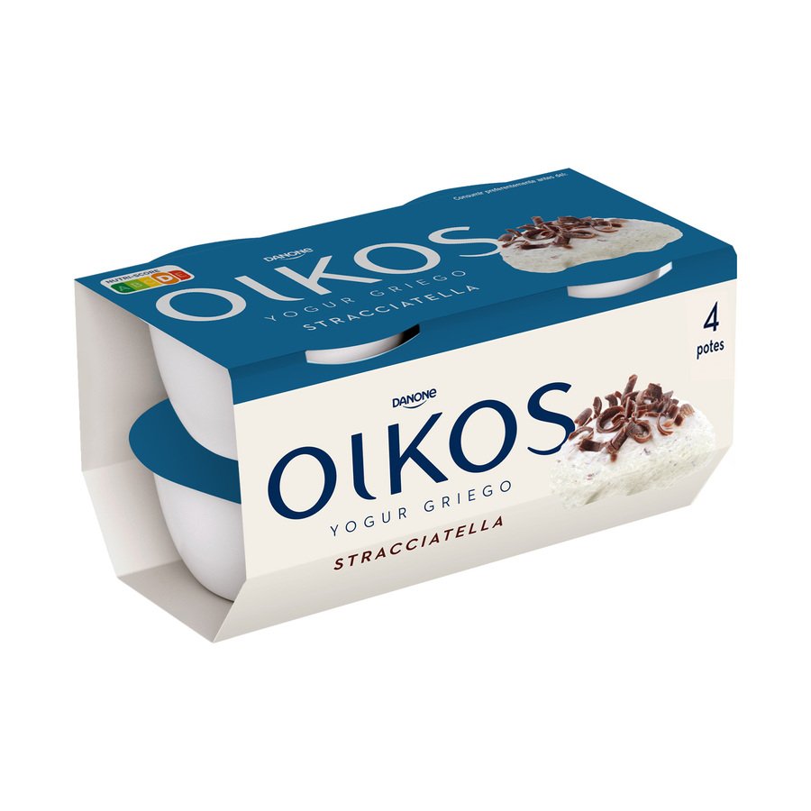 Yogur OIKOS DANONE stracciatella 4x110 g
