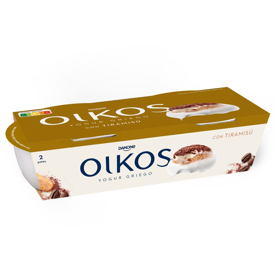 Yogur OIKOS DANONE tiramisú 2x110 g