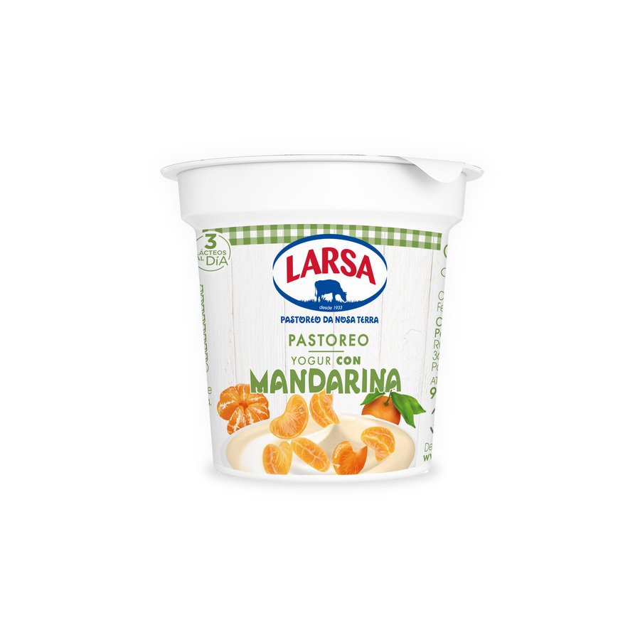 Yogur LARSA con mandarina vaso 125 g