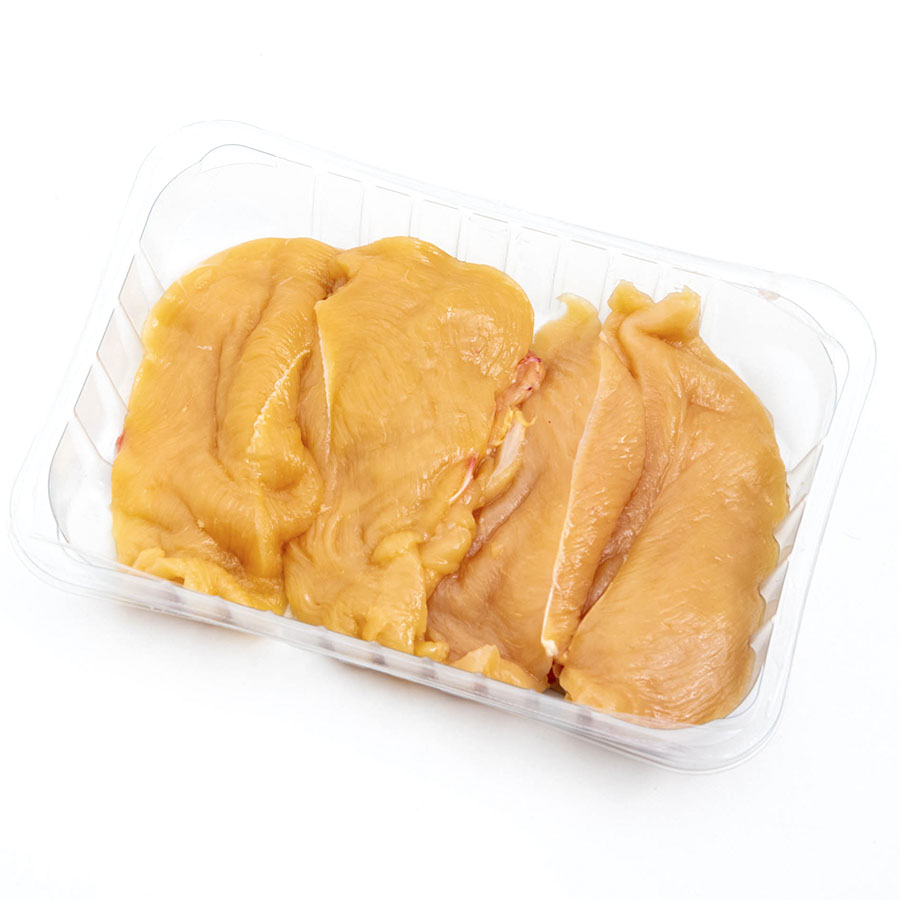 Filetes pechuga pollo bandeja kilo