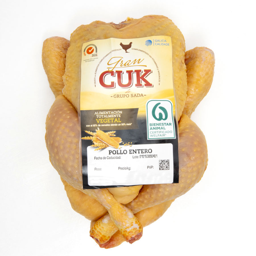Pollo entero GRAN CUK kilo