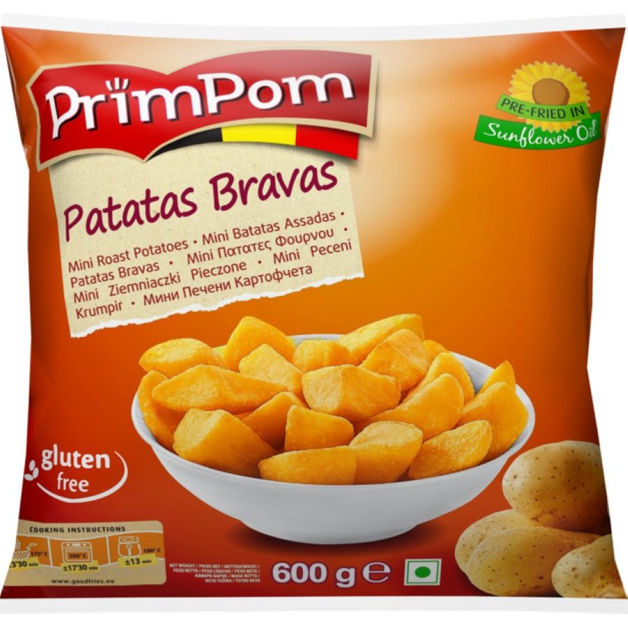 Patatas bravas congeladas PRIMPOM 600 g