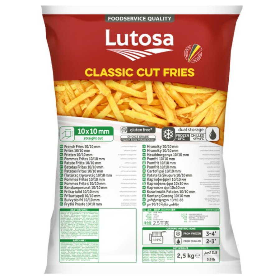 Patatas congeladas LUTOSA bolsa 2,5 kg