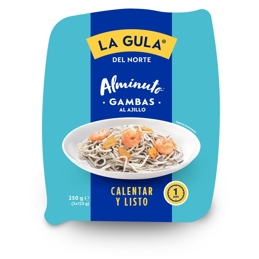 LA GULA del norte Al minuto con gambas congelada 250 g
