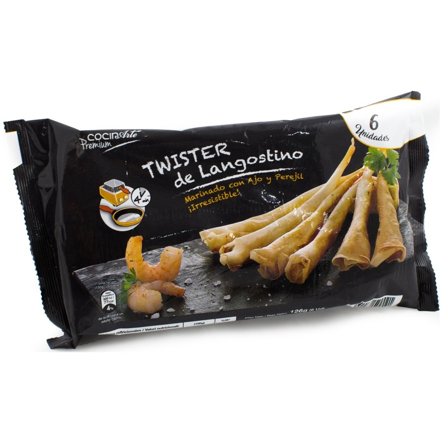 Twister de langostino COCINARTE 6 unidades 126 g