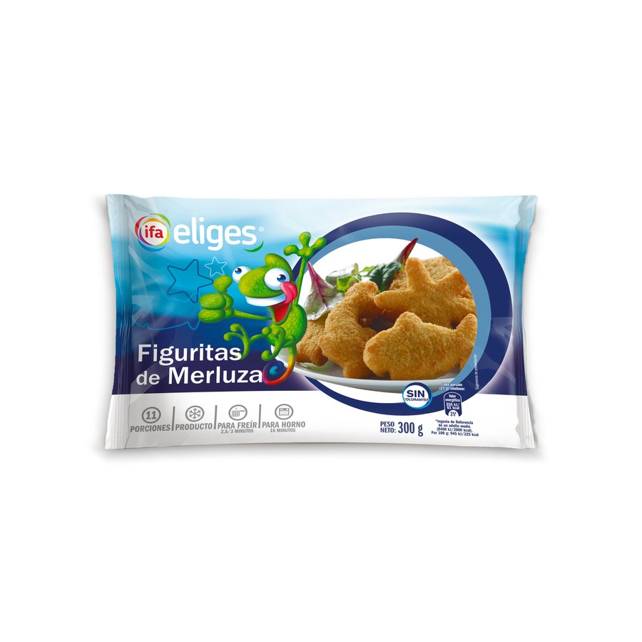 Figurita de merluza IFA ELIGES bolsa 300 g